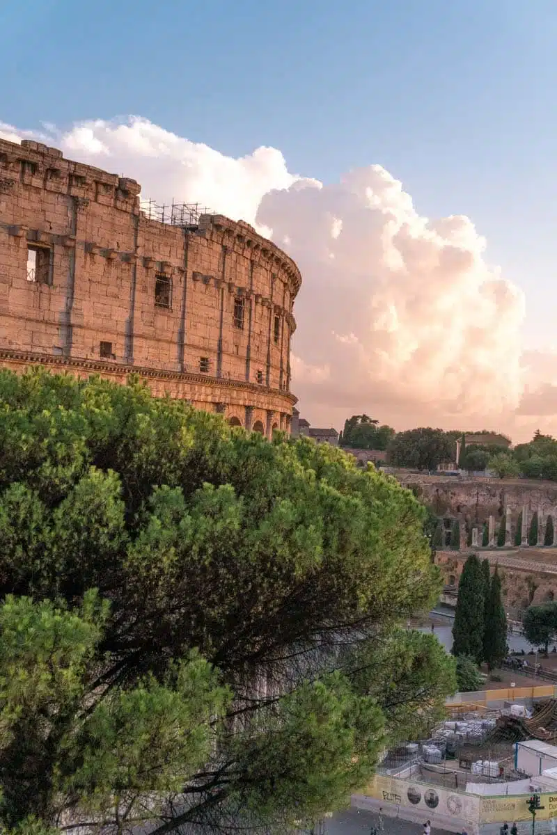 Colosseum at Sunset Rome