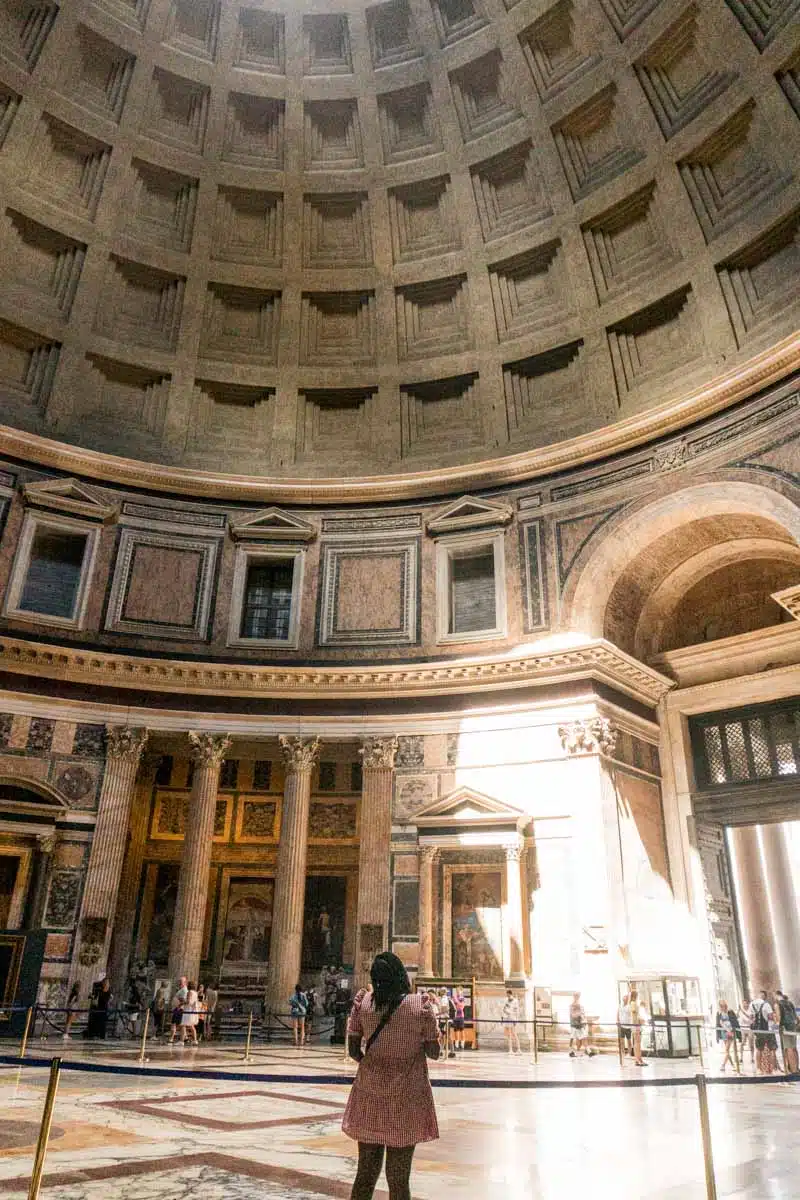 Julianna Barnaby Pantheon Rome 