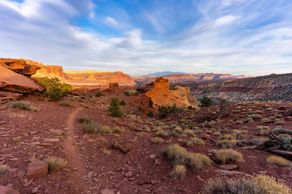 Sunset Point at Capitol Reef