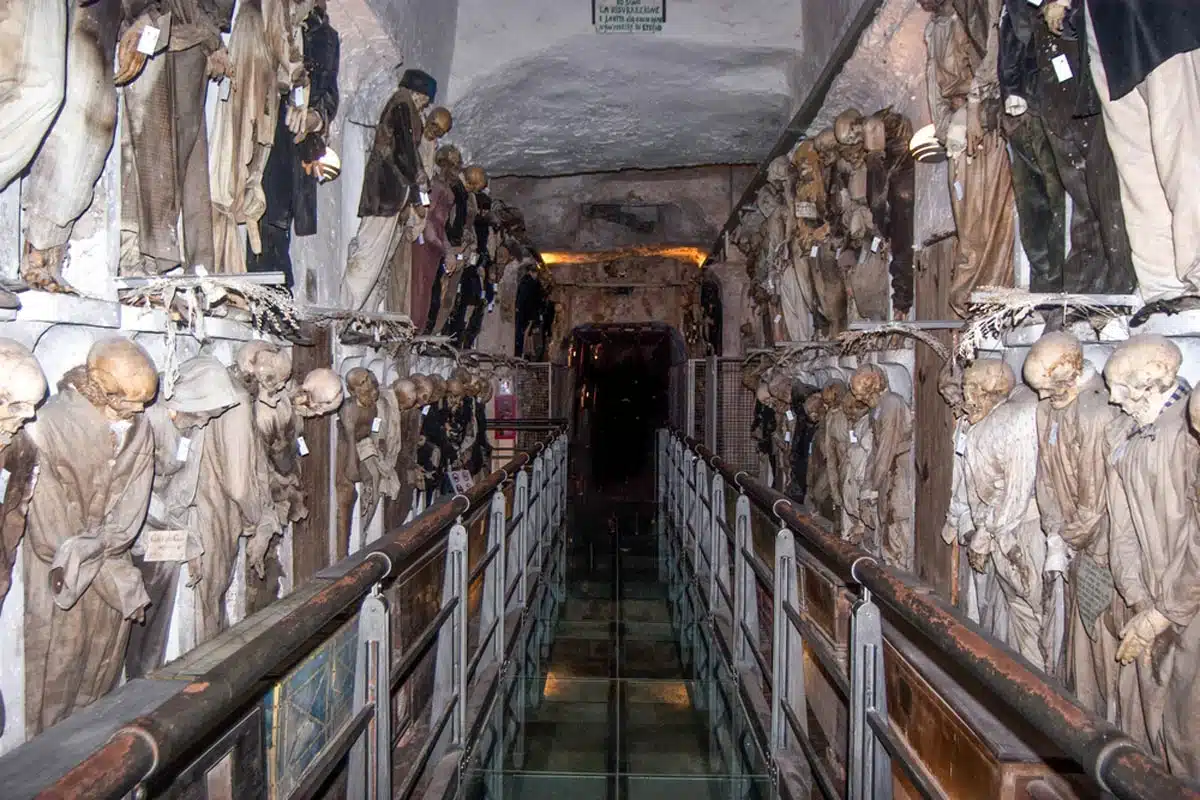 Catacombs of the Capuchins are burial catacombs in Palermo