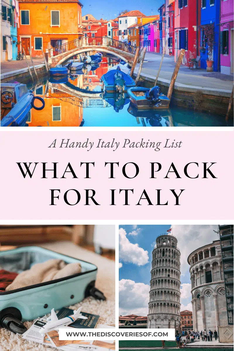 What to Pack for Italy