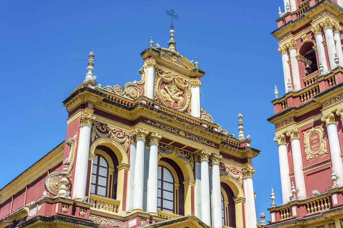 Basilica and Convent of San Francisco in the city of Salta, Argentina