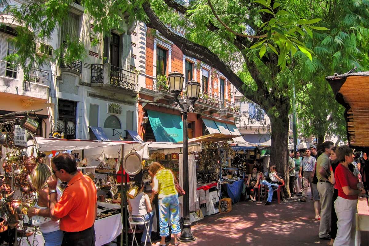 Buenos Aires, Argentina San Telmo market