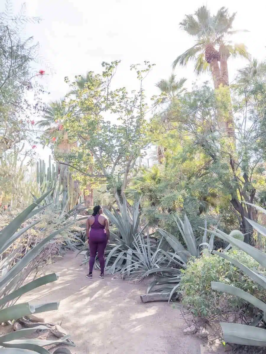 Julianna at Moorten Botanical Gardens