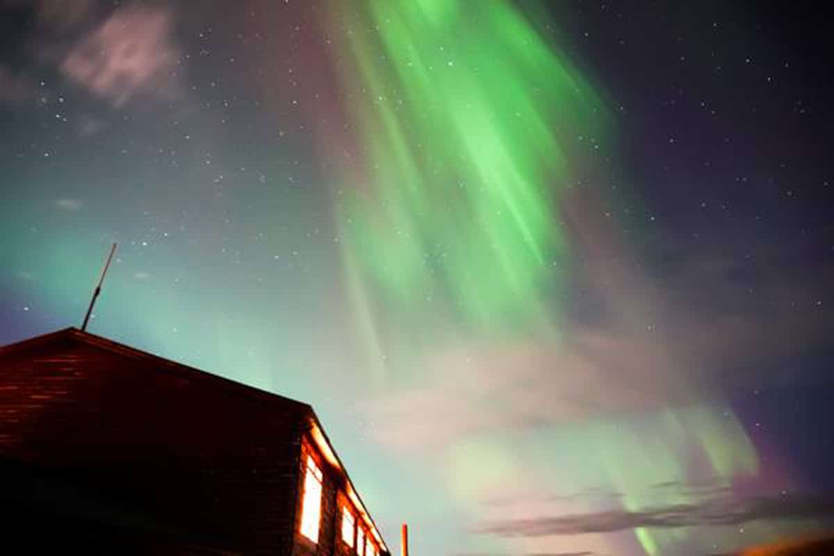 Cahaya Utara di Islandia