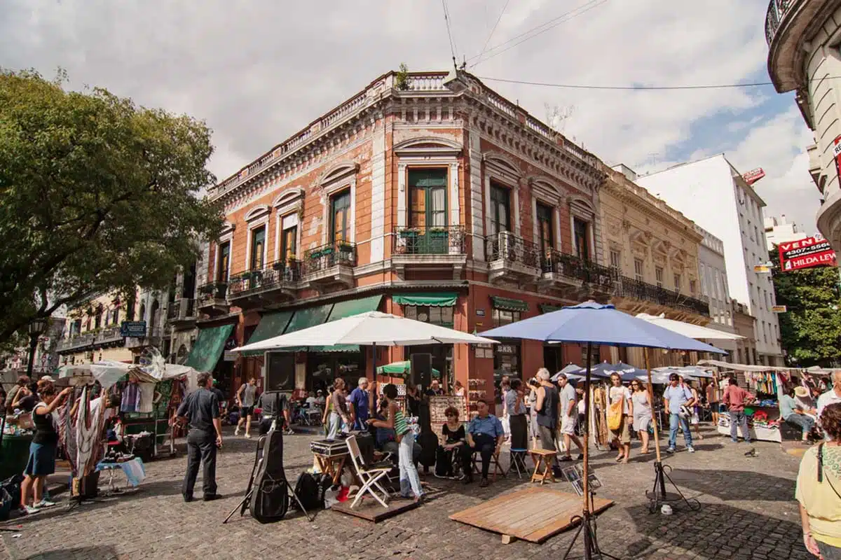 San Telmo in Buenos Aires, Argentina 