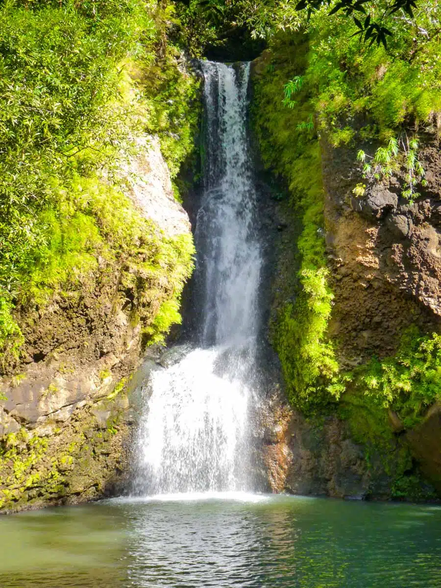 Chamouzé falls Mauritius island