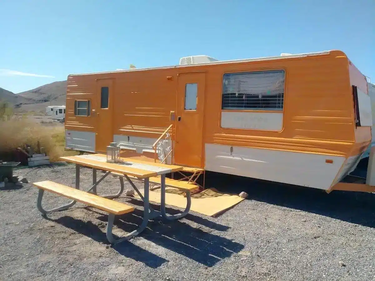 Creamsicle Camper