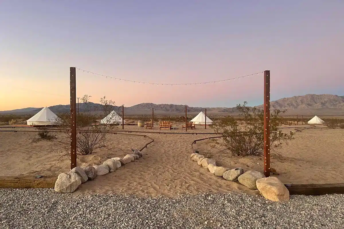 Glamping Tent #1 near Joshua Tree National Park