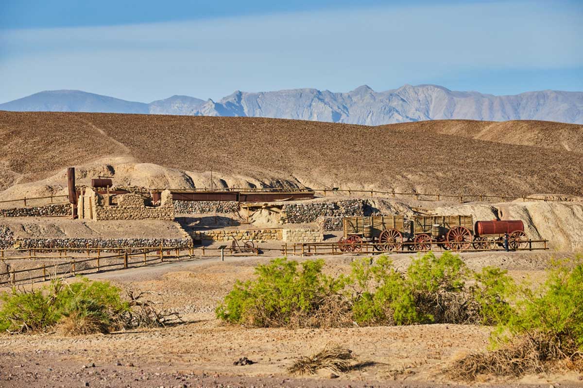 Harmony Borax Works in Death Valley 