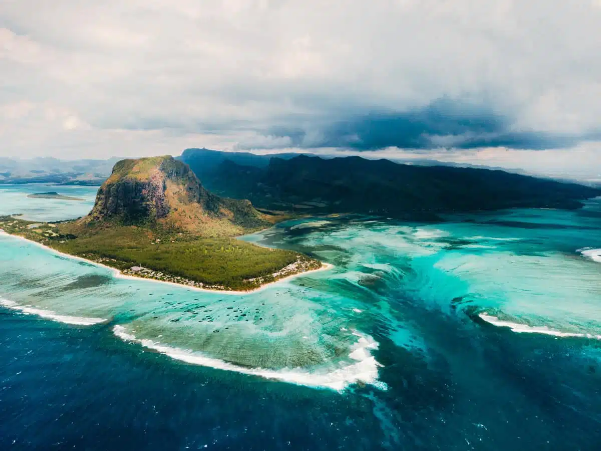 Le Morne Brabant Underwater Waterfall Mauritius