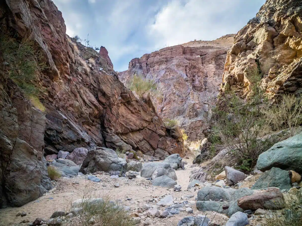 Mecca Hills in Ladder Hike at Palm Spring, California