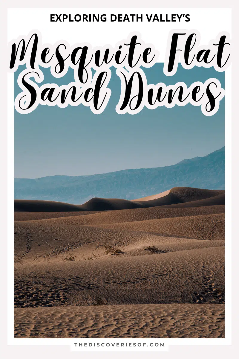 Mesquite Flat Sand Dunes