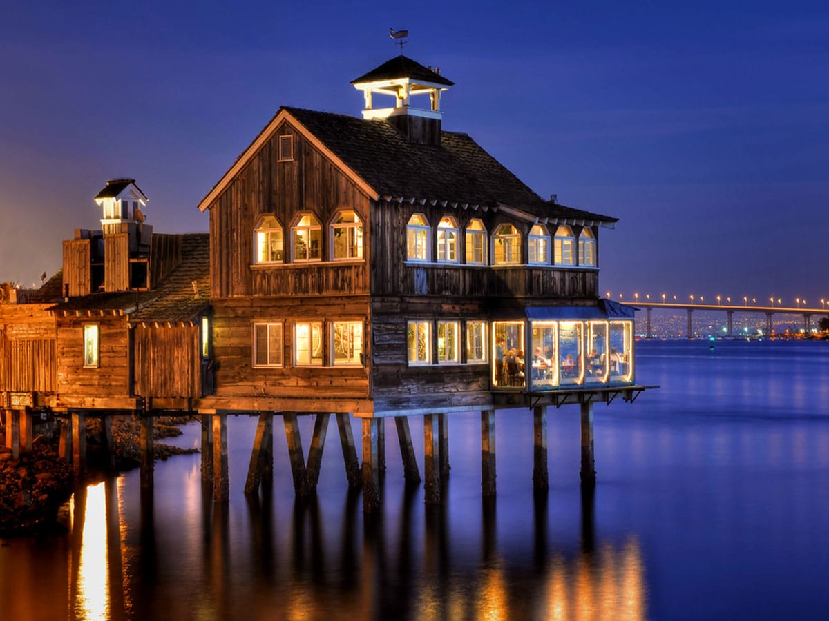 The Pier Cafe in Seaport Village, San Diego