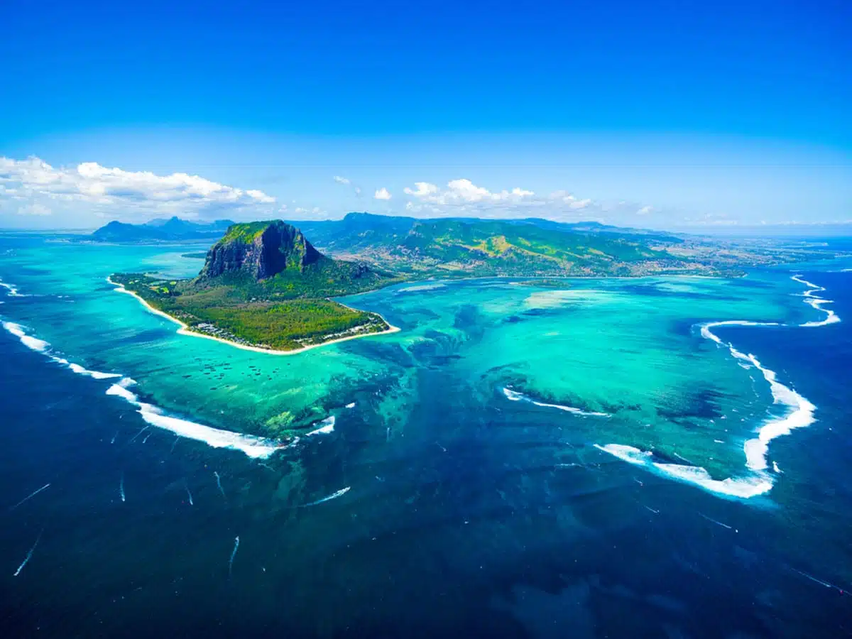 Underwater Waterfall Mauritius