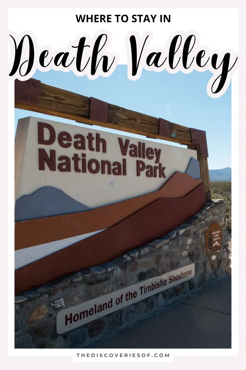 Where to Stay in Death Valley