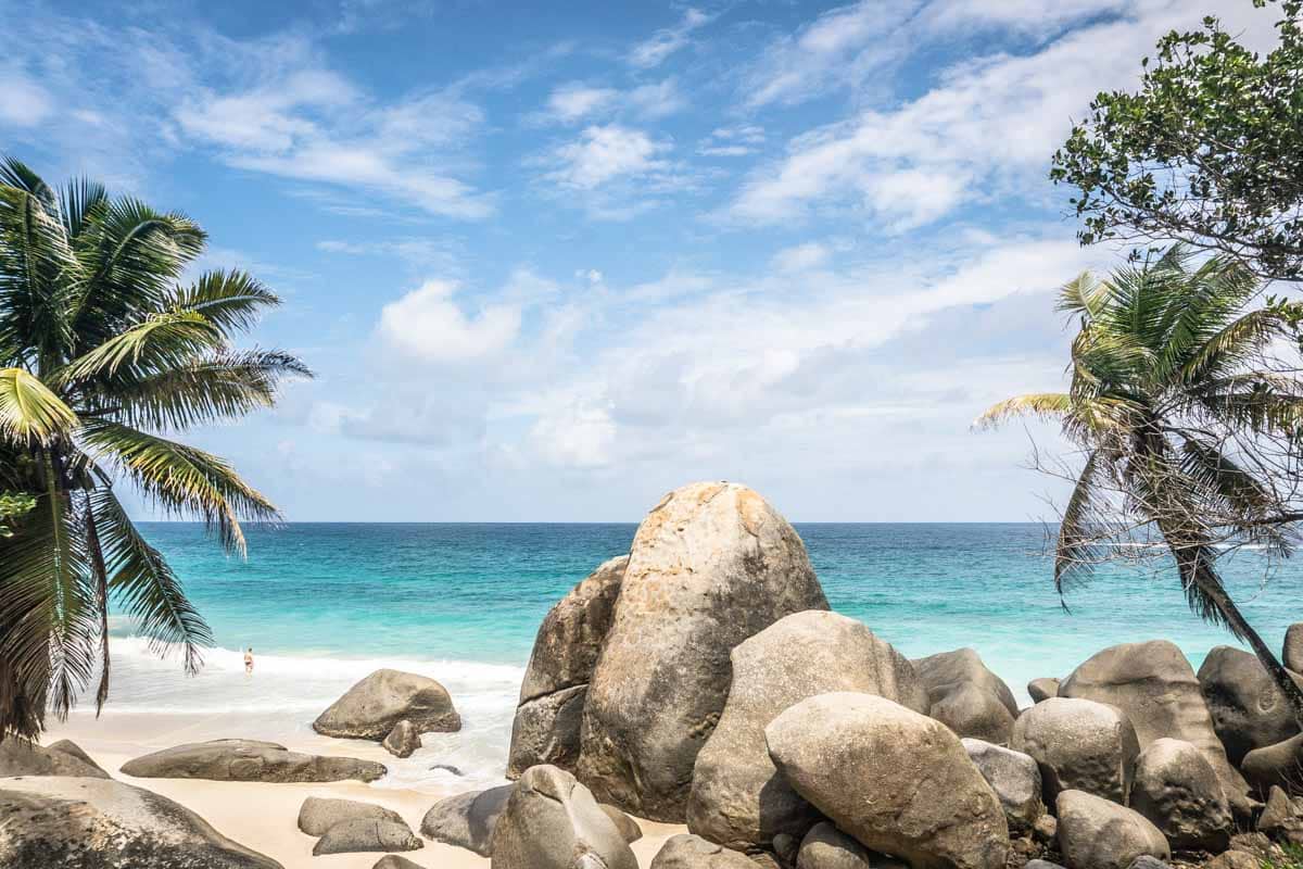 Carana Public Beach Mahe Seychelles