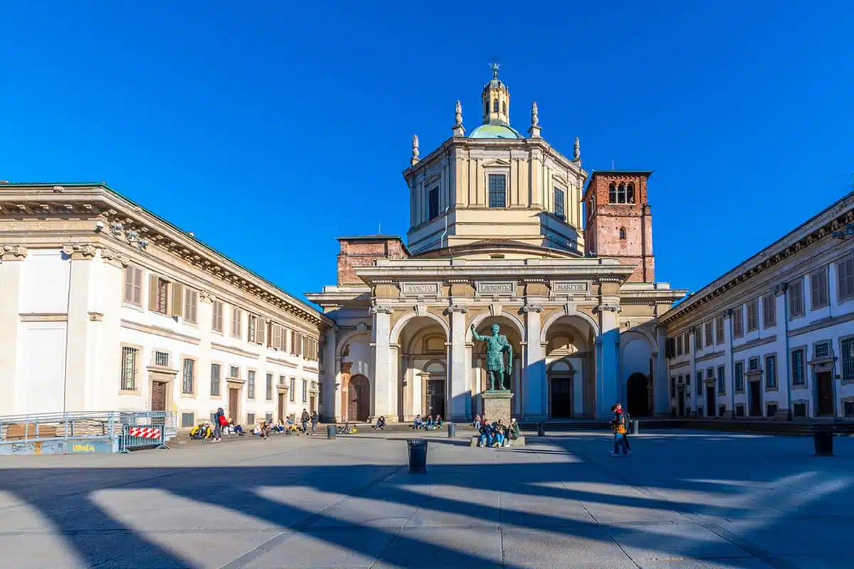 Columns of St Lawrence and San Lorenzo Basilica 