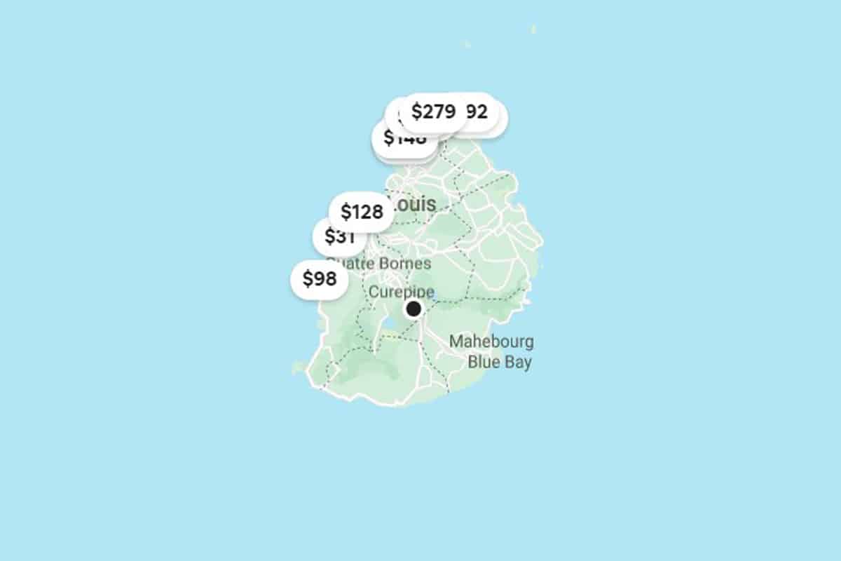 Mauritius Map