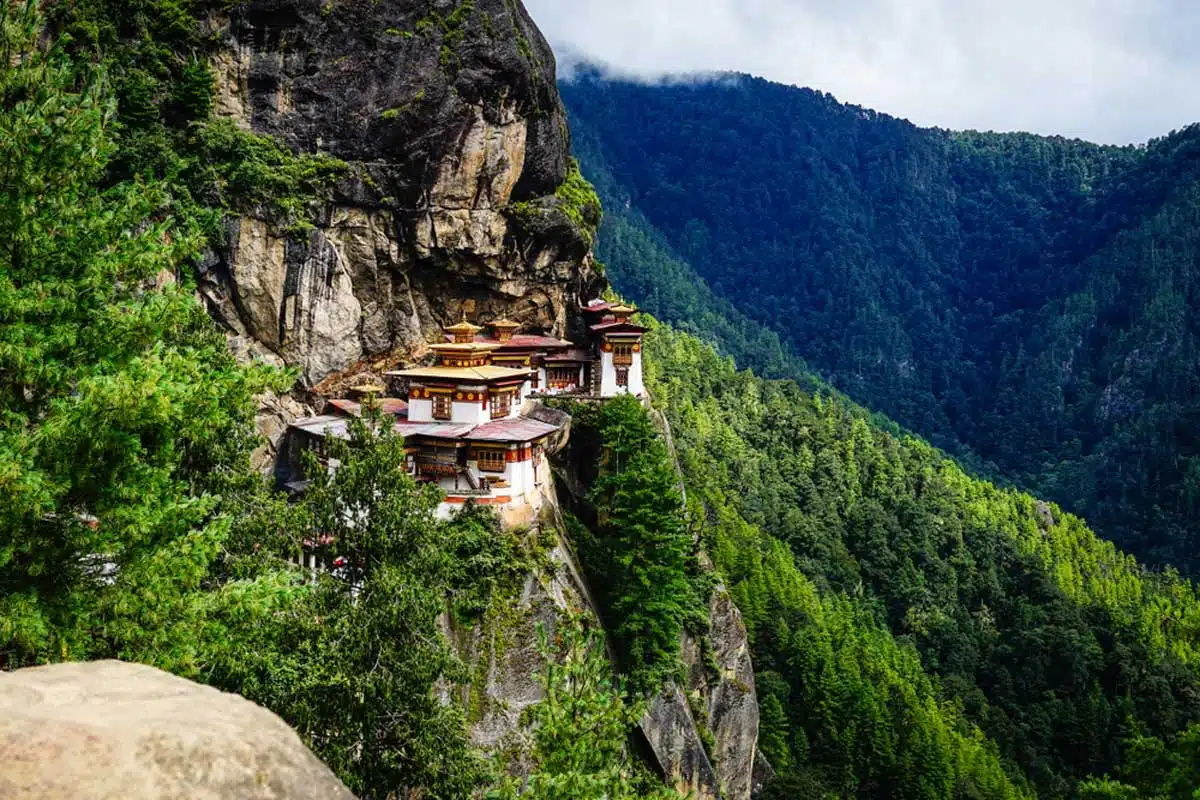 Paro Taktsang (Tiger Nest) in Upper Paro Valley, Bhutan