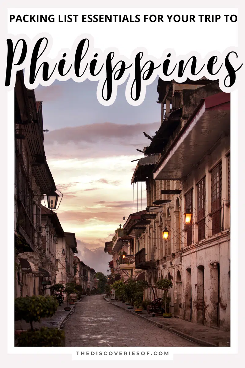 Philippines Packing List