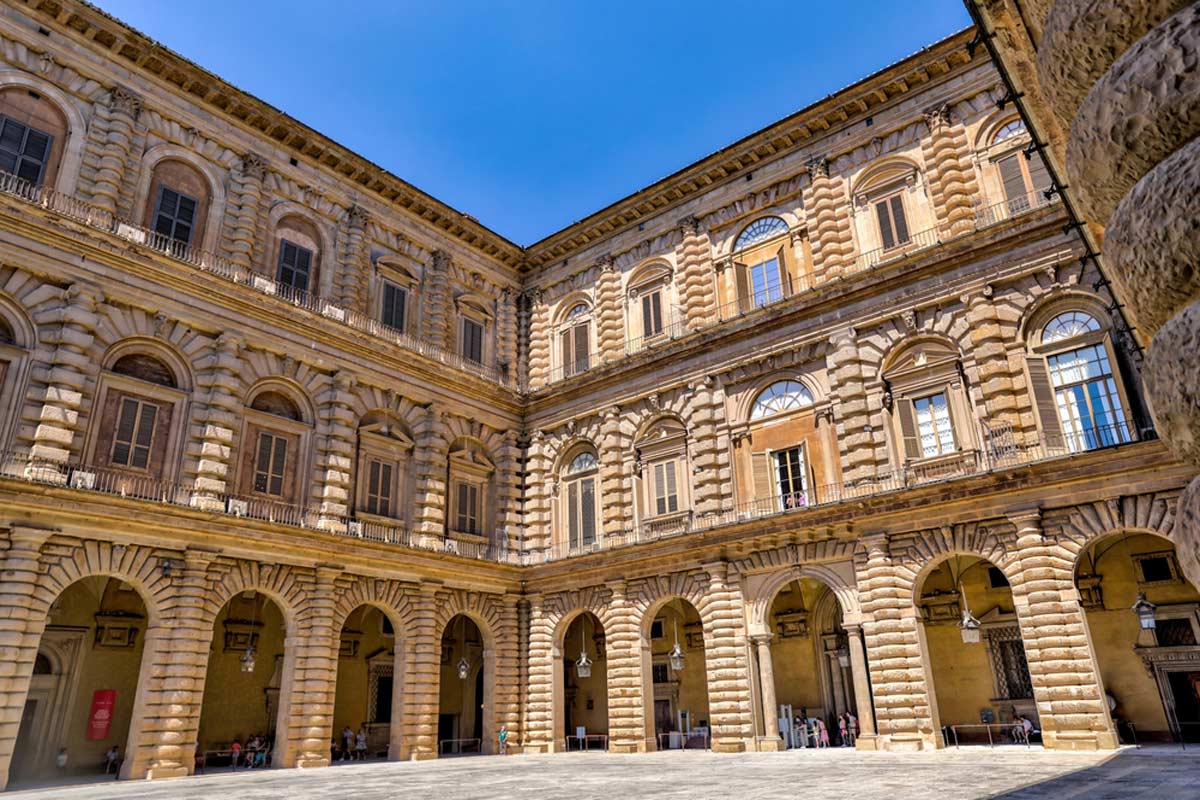 Pitti Palace in Florence, Italy 