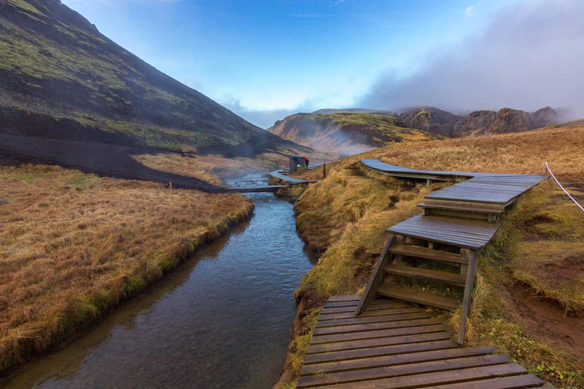 Reykjadalur hot spring