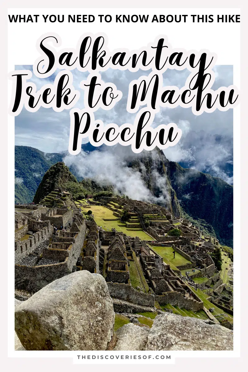 Salkantay Trek to Machu Picchu