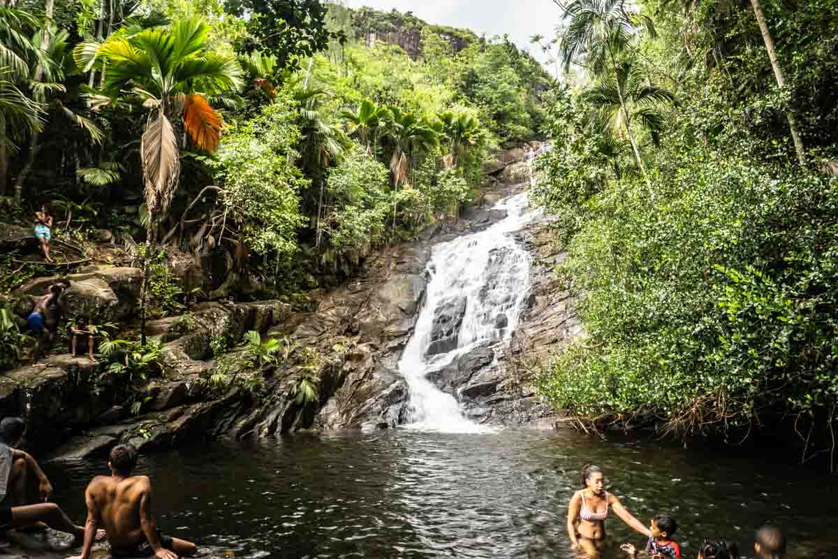 Sauzier Waterfall Mahe Seychelles