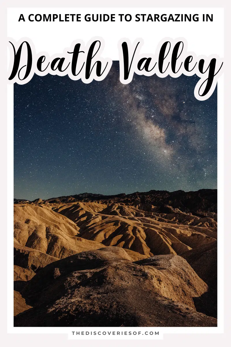 Stargazing in Death Valley