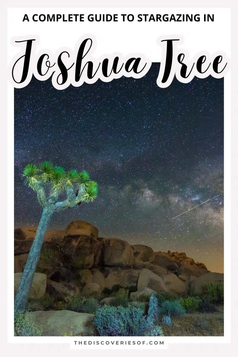 Stargazing in Joshua Tree