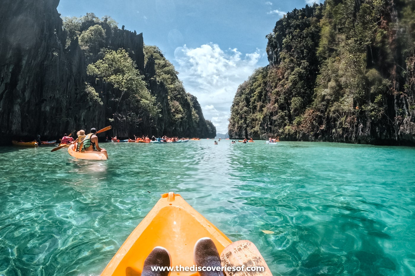 Kayaking in Palawan