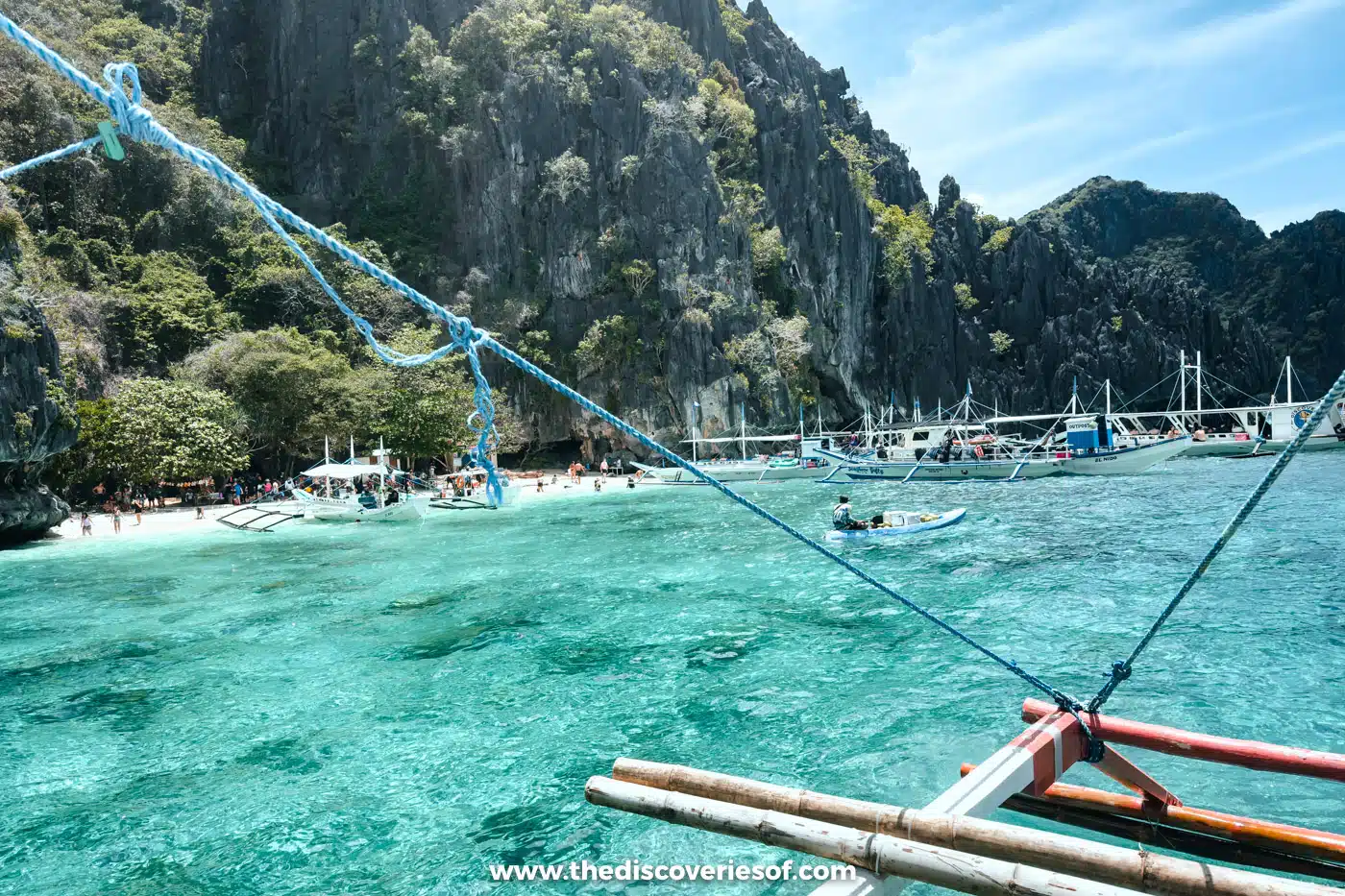 Boating around El Nido