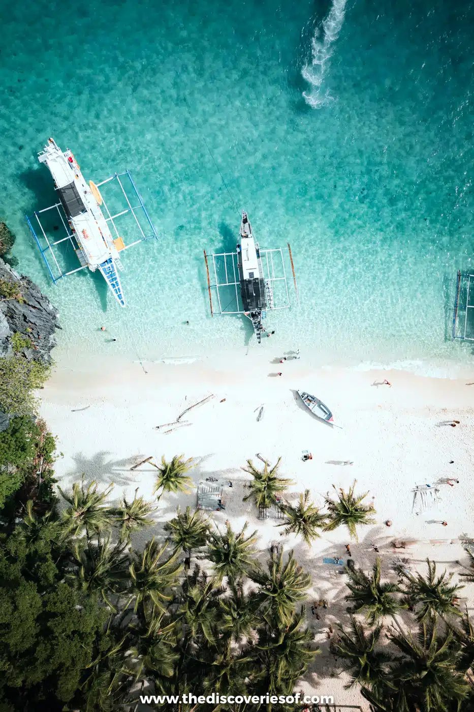 Aerial view of El Nido