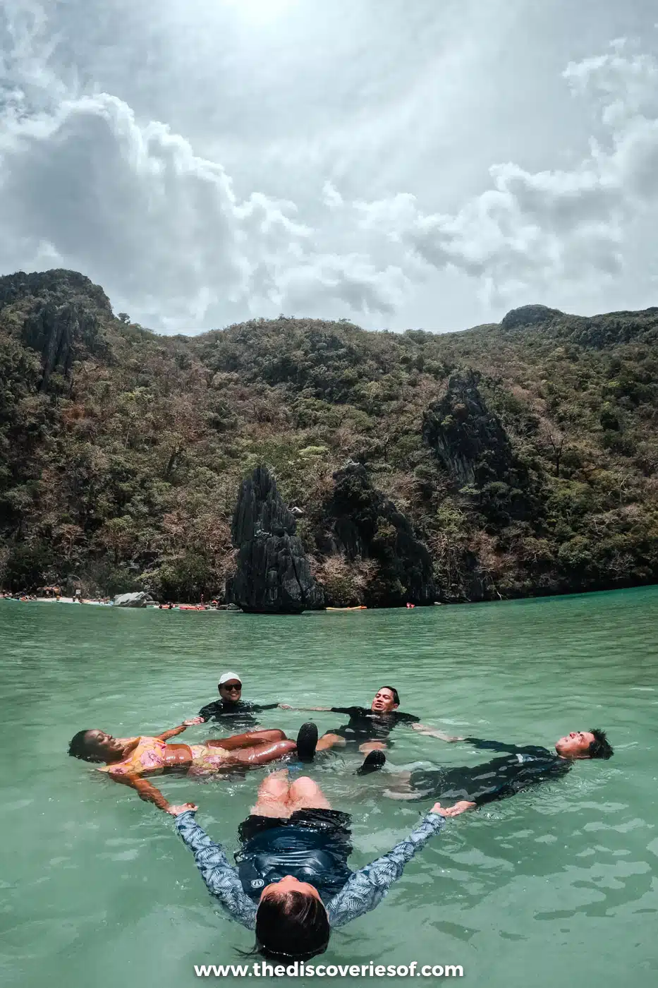 Floating with my new found friends