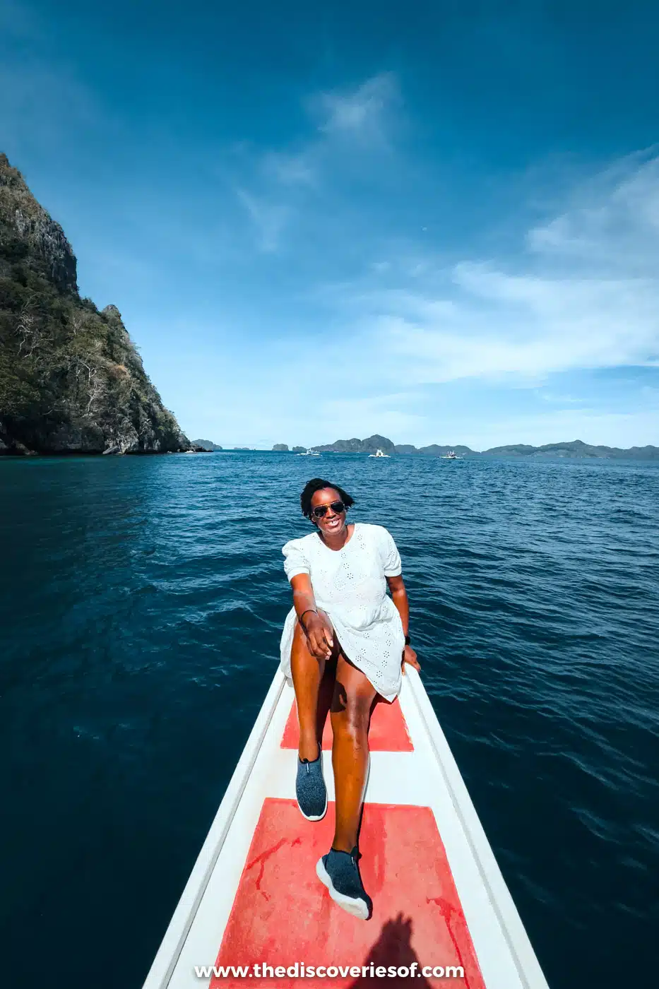 Julianna island hopping around El Nido’s Bacuit Bay