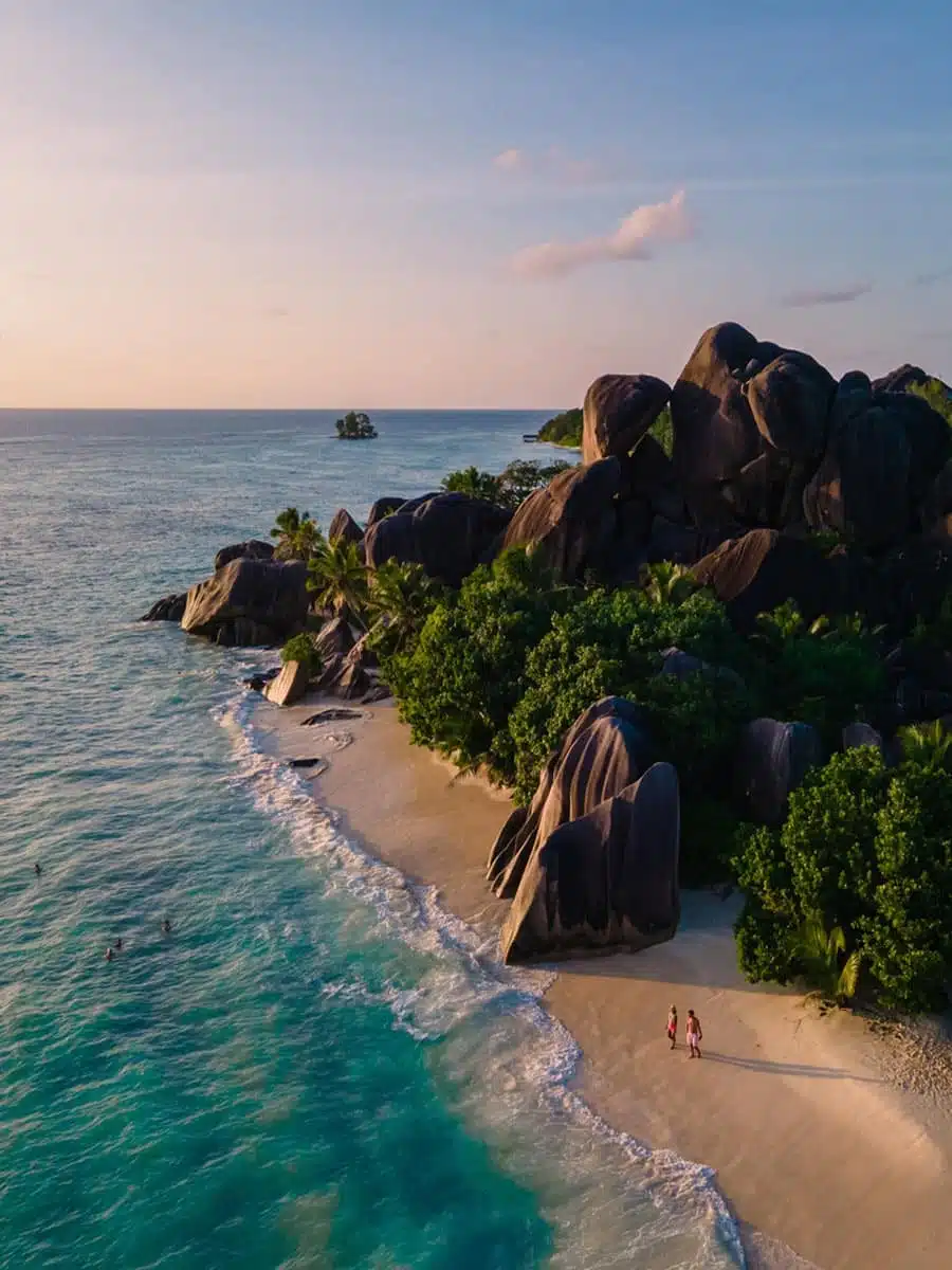 Anse Source d'Argent beach, La Digue Island, Seyshelles 