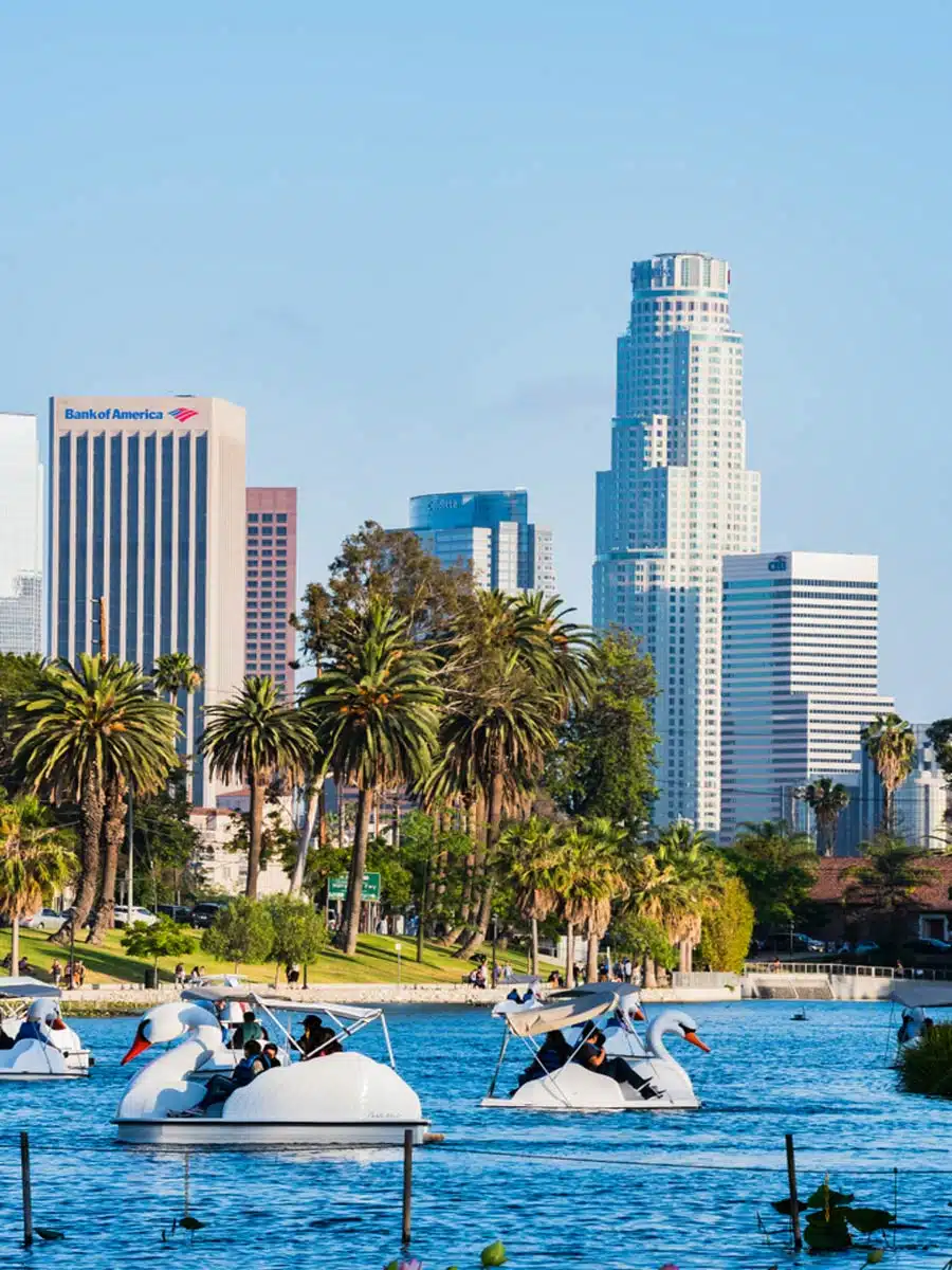 Echo Park Lake Los Angeles 