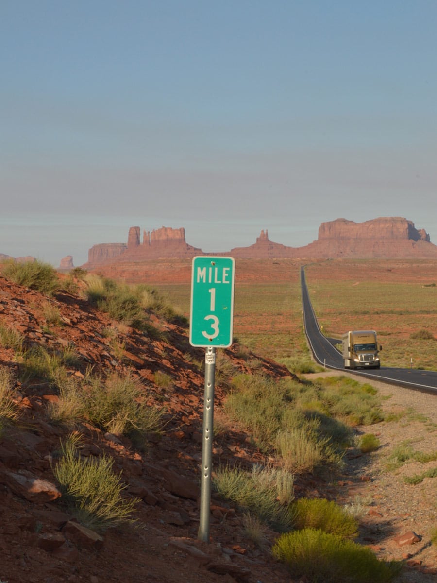 Forrest Gump point in Monument Valley