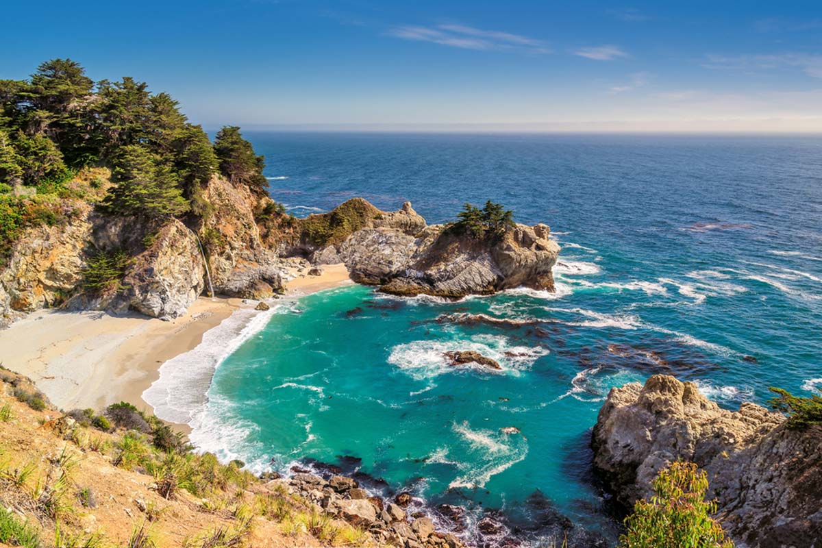 Julia Pfeiffer beach, Big Sur, California, USA