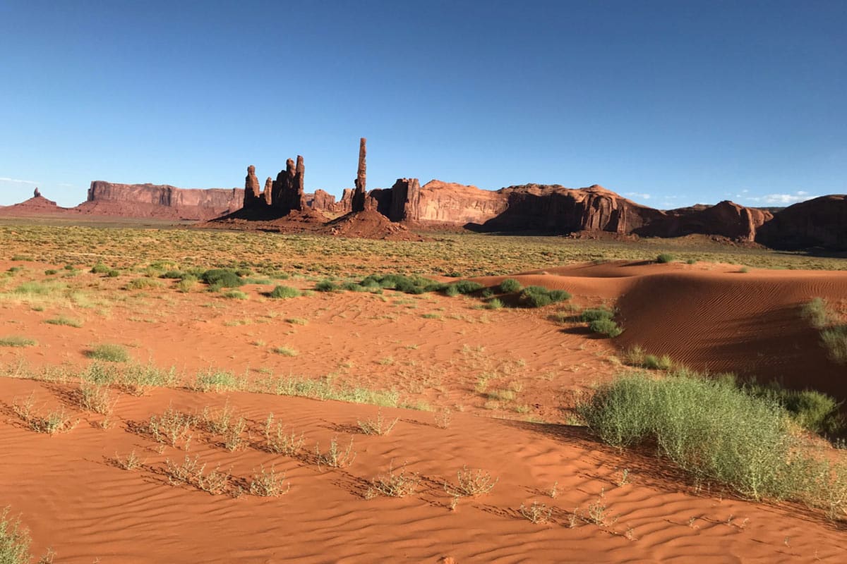 Totem Pole and Sand Spring 