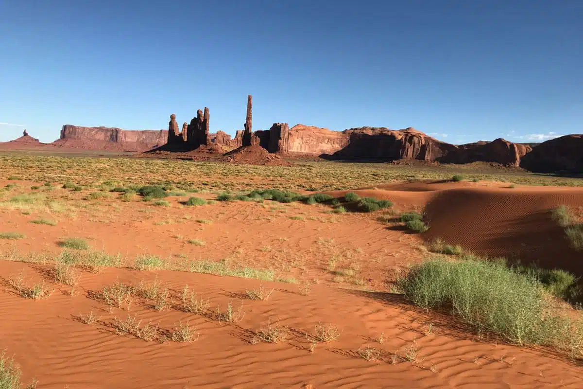 Totem Pole and Sand Spring 