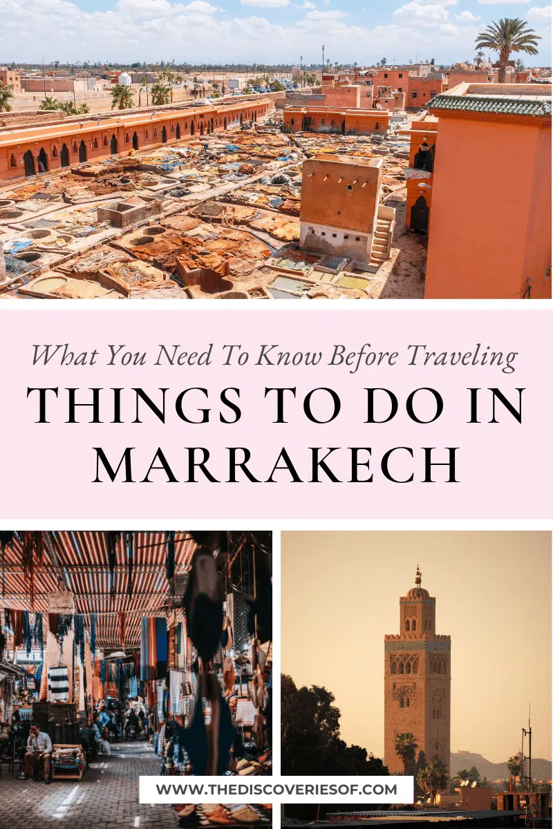 Best Things to Do in Marrakech
