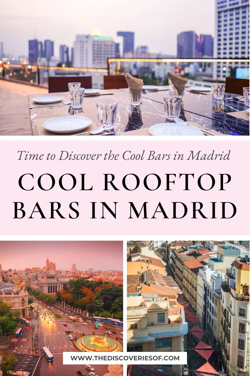 Cool Rooftop Bars in Madrid