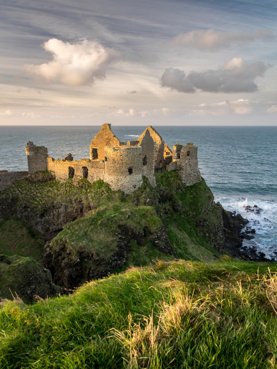  Dunluce Castle in Northern Ireland 