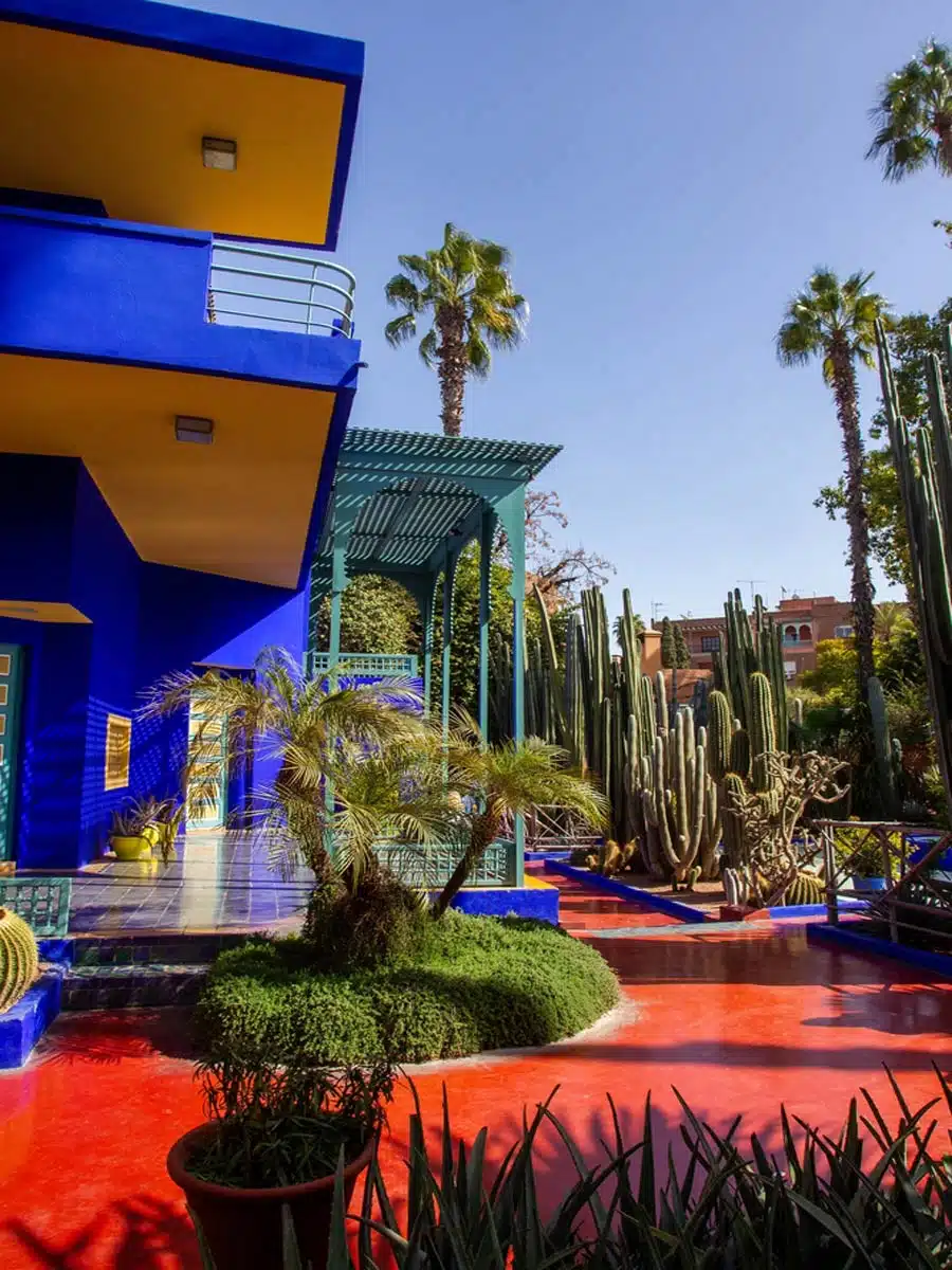 Jardin Majorelle-Yves Saint Laurent Mansion Marrakech, Morocco