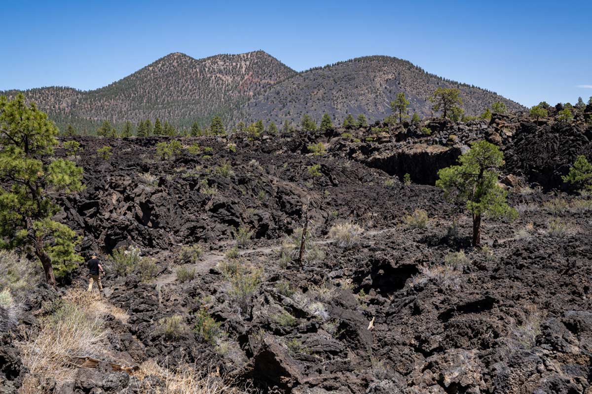 Sunset Crater Volcano National Monument near Flagstaff Arizona