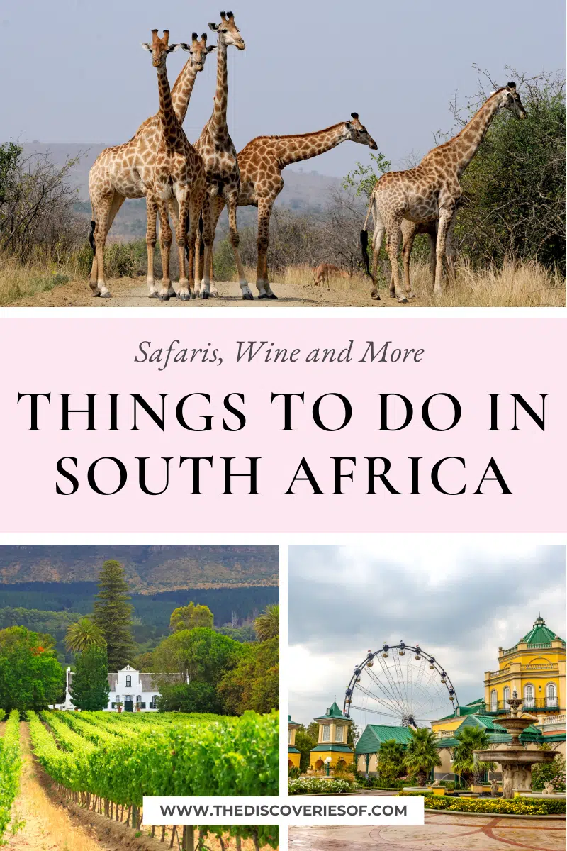 Things to do in South Africa