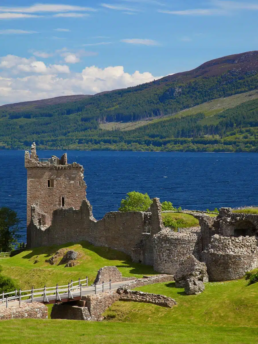Urquhart Castle near Loch Ness 