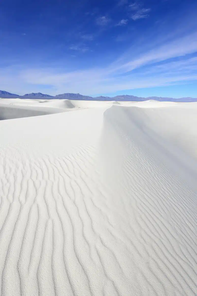 Alkali Flat Trail in White Sands National Monument, New Mexico, USA
